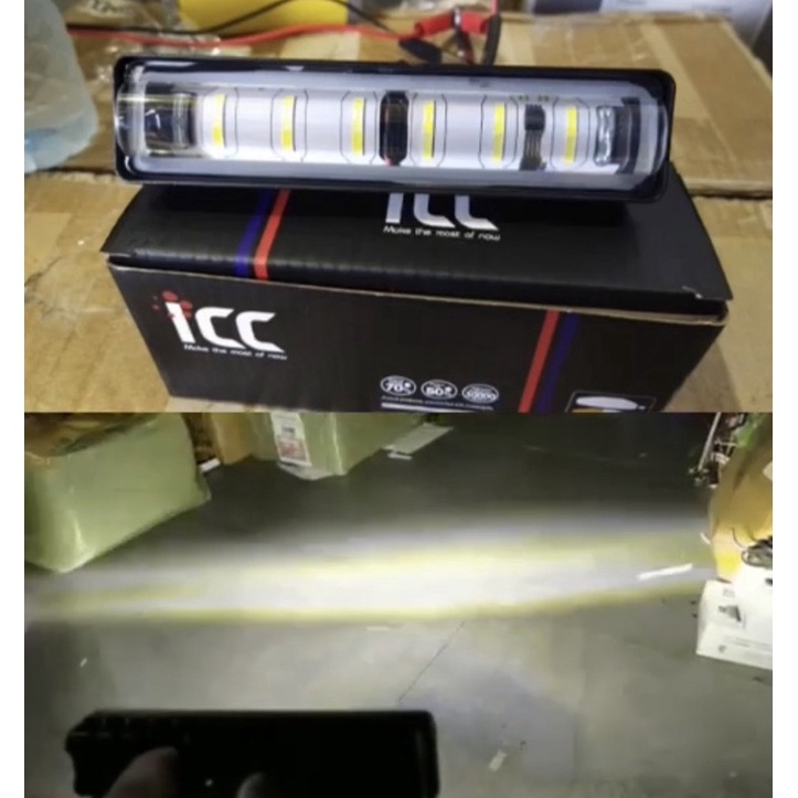 Jual Shopee Mall Lampu Tembak Kotak Led Bar Laser Warna Putih Kuning