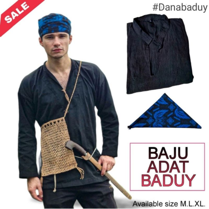 Jual Baju adat baduy Tenun Khas Baduy Luar bonus iket kepala baduy ...