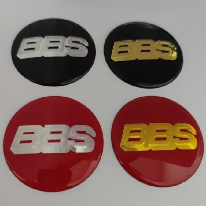 Jual Stiker Dop / Sticker Emblem Mobil Merek BBS diameter 60 mm 6 cm ...