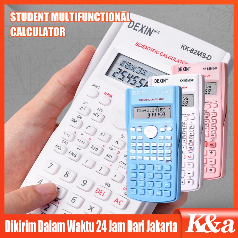 Jual Kalkulator Ilmiah Sekolah Scientific 82MS Colour 240 Calculator ...