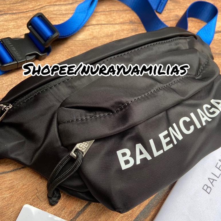 SEN431 Tas Waistbag pria Balenciaga import tas selempang pria wanita branded