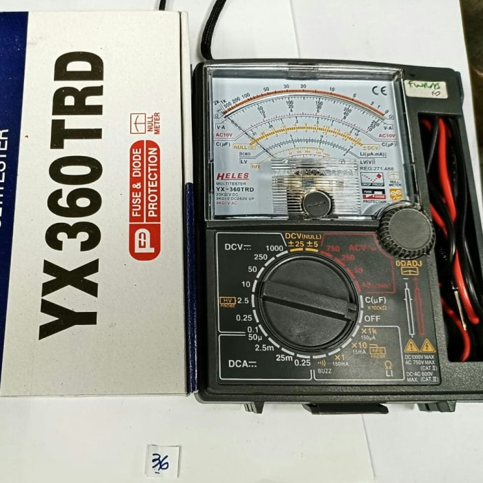 Jual PROMO!!! TANG AMPER, AVO, MULTIMETER ANALOG HELES YX360TRD TERBARU