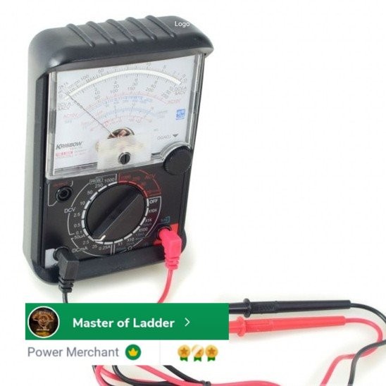 Jual KRISBOW Analog multimeter Large alat ukur multimeter Shopee