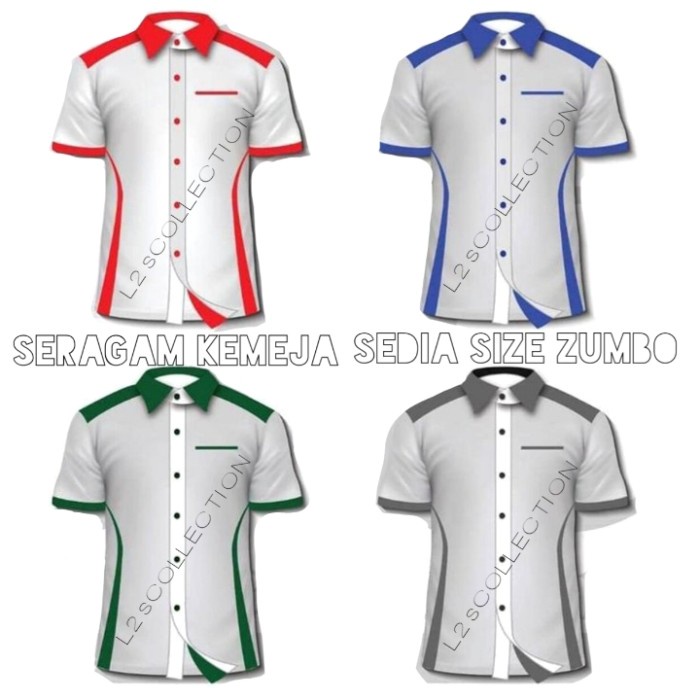 Jual Baju Seragam Kerja Kemeja Kerta Seragam Karyawan Seragam Ob Pt