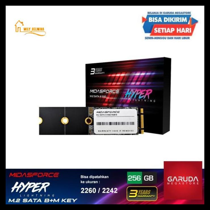 Jual Ssd M2 Sata 256gb Midasforce Garansi 3 Tahun Internal Pc Dan Laptop Wilyhelmina Shopee 9035