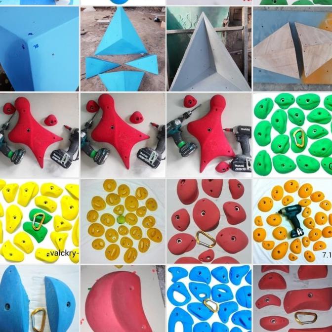 Jual Wall Climbing Poin Panjat Tebing Pemula Dan Kompetisi | Shopee ...