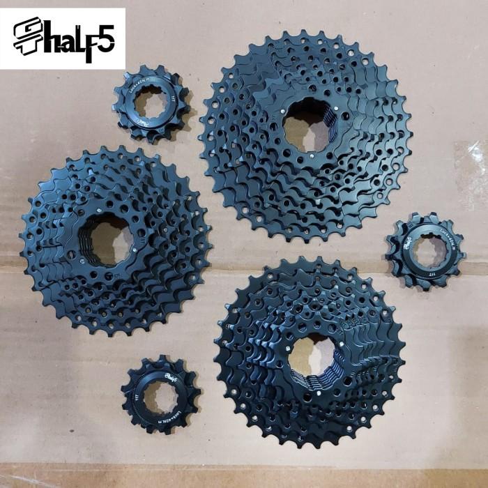 Jual Sprocket Gt Half5 Black 8 9 Speed Sp 11 32T 36T Sproket Hitam ...