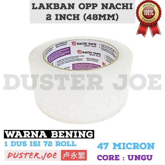 Jual [Cabang] Lakban Nachi Bening 2 Inch X 100 Y Per Dus | Shopee Indonesia