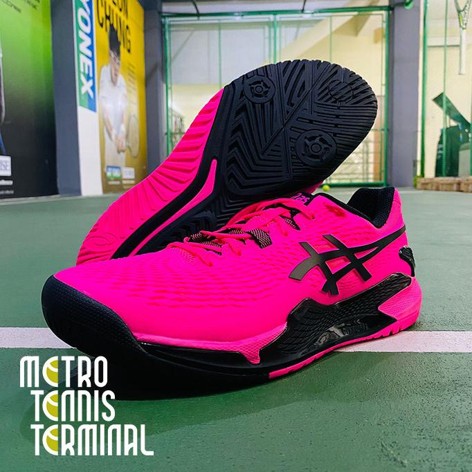 Asics Gel-Resolution Hot Pink Black Sepatu Tennis