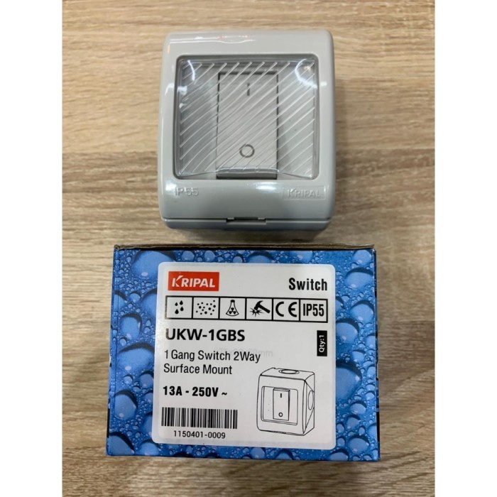Jual TERMURAH Saklar Engkel Waterproof Tutup Anti Air IP55 /SAKLAR ...