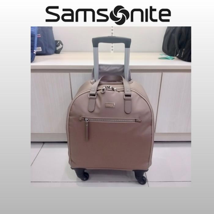 Jual Koper 17 Inch Trolly Bag Softcase Samsonite Karissa 3.0 Brown ...