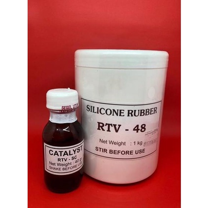 Jual Silicon Rubber RTV 48 1kg - Silicone Rubber RTV 48 1kg | Shopee ...