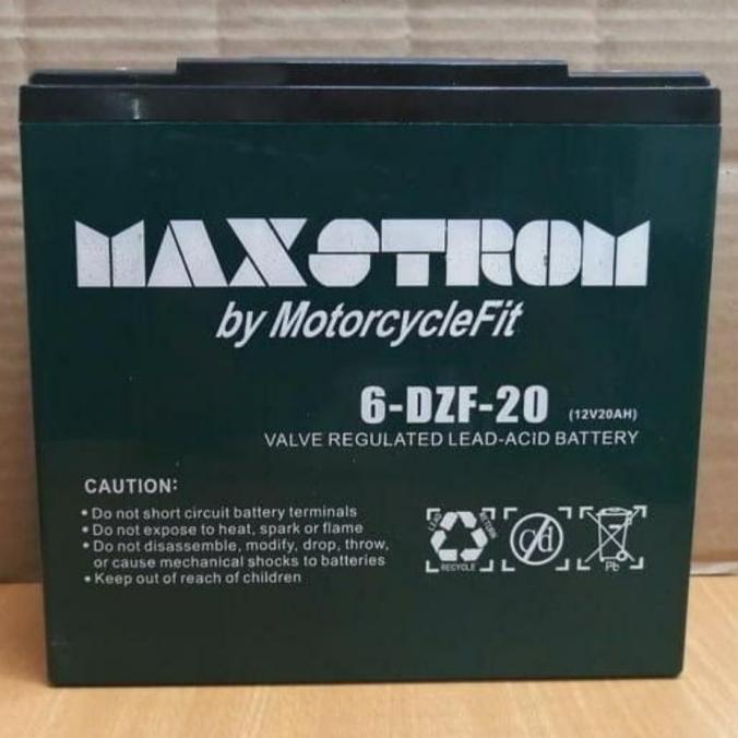 Jual Harga Spesial! Aki Genset 6 Dzf 20 Maxstrom Aki Kering | Shopee