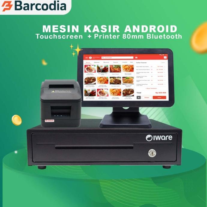 Jual Mesin Kasir Android Pos Monitor Touchscreen Restocafe Retail Original Shopee Indonesia 1342