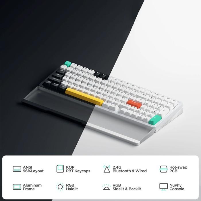 Jual NUPHY HALO96 / HALO 96 RGB WIRELESS MECHANICAL GAMING KEYBOARD ...