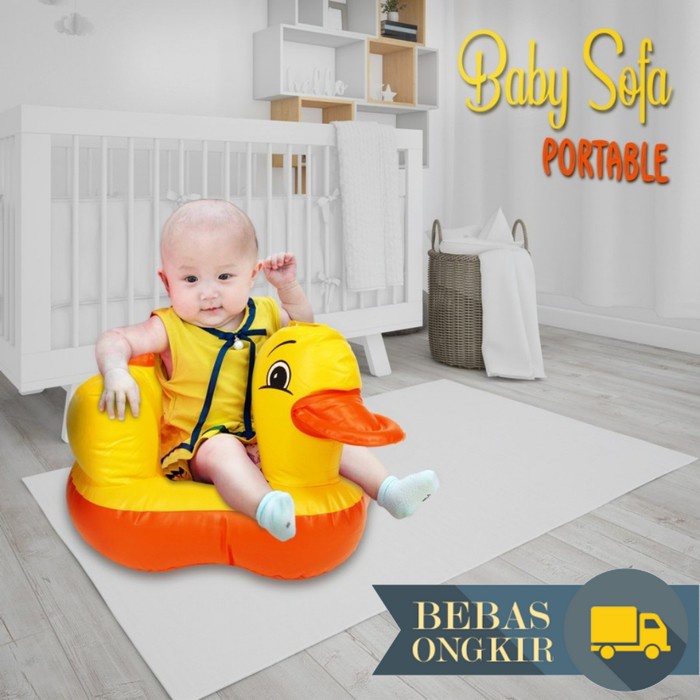 Jual Kursi Angin Bebek pompa bayi bahan PVC Matougui | Shopee Indonesia