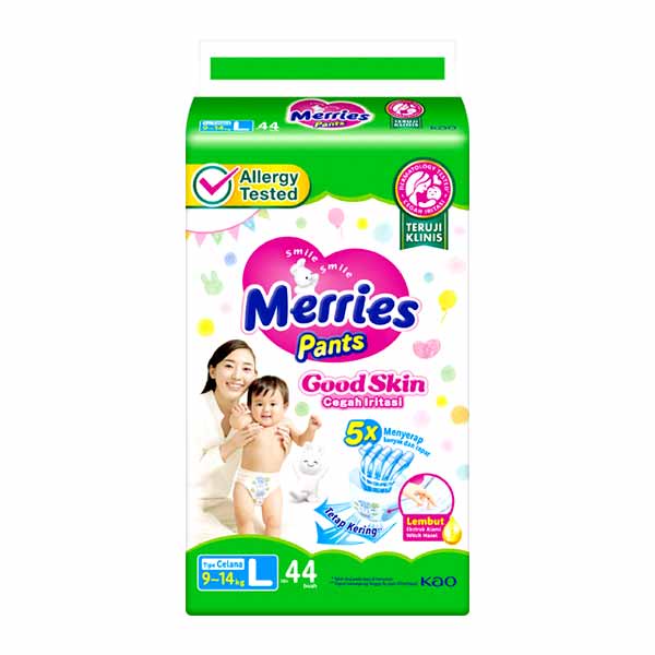 Jual MERRIES PANTS GOOD SKIN L 44 PCS - POPOK | Shopee Indonesia