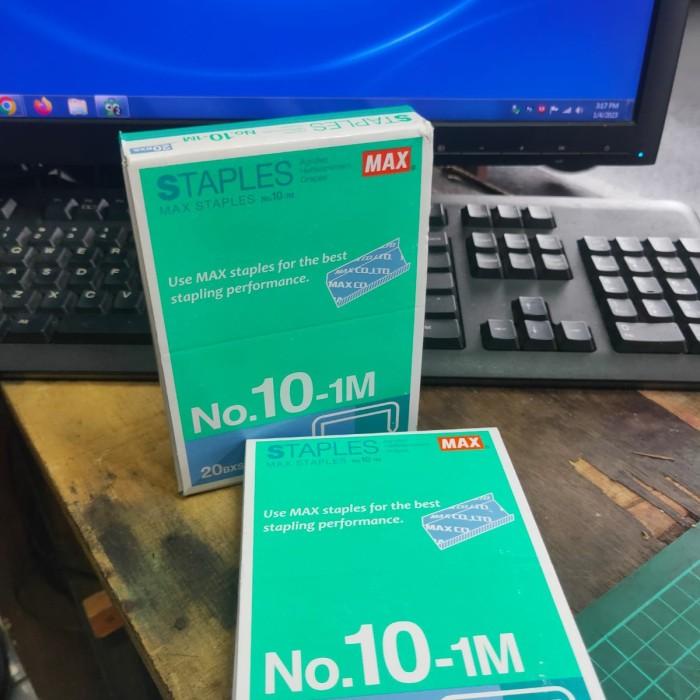 Jual Max Staples /Isi Staples Ukuran 10-1M - (Pack) | Shopee Indonesia