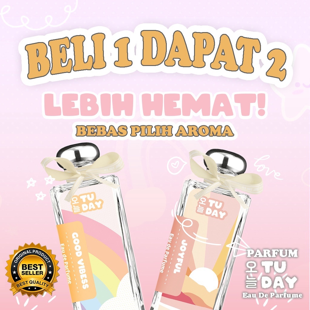 Jual PROMO BELI 1 DAPAT 2 PARFUM TUDAY VIRAL BEBAS PILIH AROMA / TUDAY ...