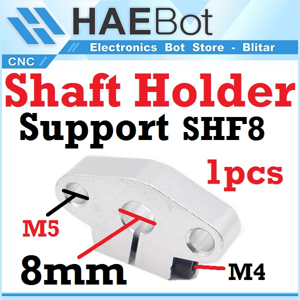 Jual Haebot Shaft Support As Holder Bracket Shf Mm Dudukan Linear Rail Guide Optical Axis