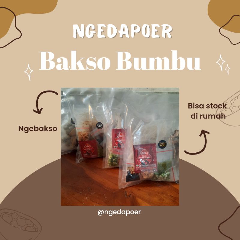 Jual Bakso Bumbu Mini Bakso Kuah Instan Homemade Shopee Indonesia