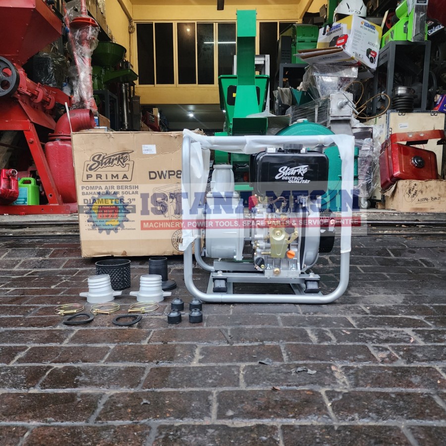 Jual MESIN POMPA AIR SOLAR DIESEL ENGINE PUMP 3INCI WP 30 STARKE DWP 80 ...