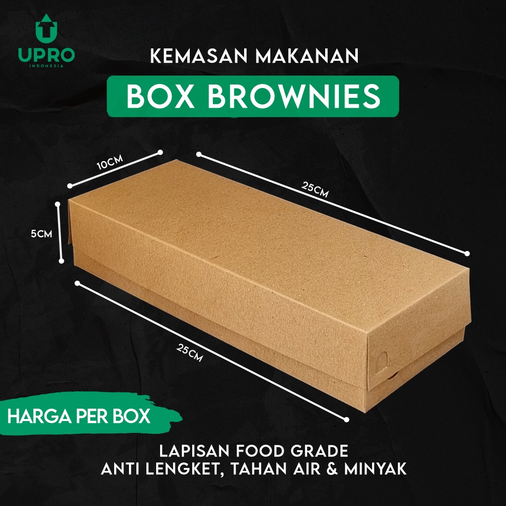 Jual Box Brownies Kraft Coklat Laminasi Tebal 290 Gsm Box Dus Roti Bakar Shopee Indonesia 8837