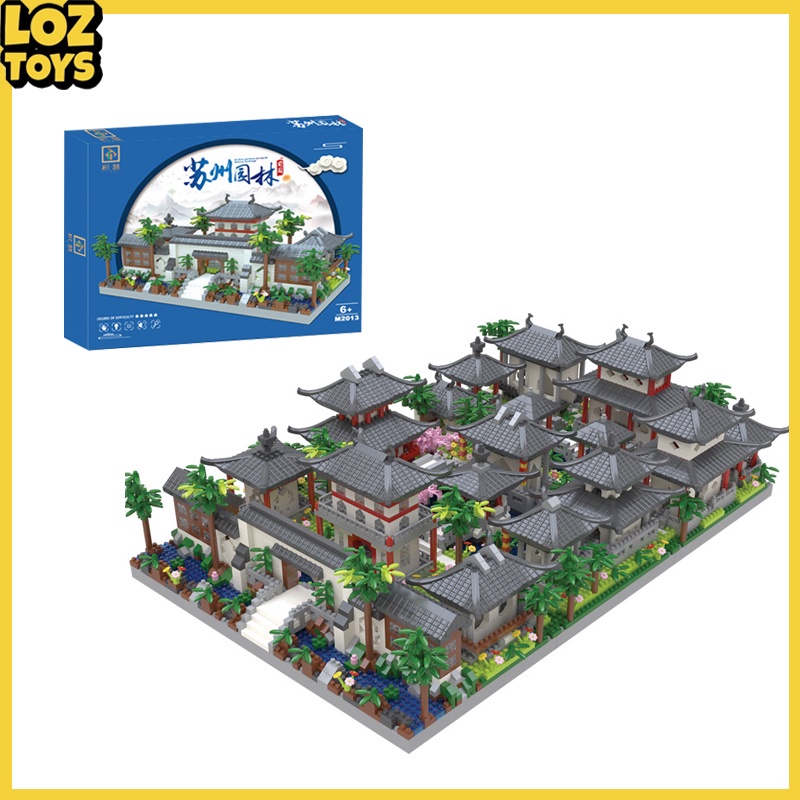 Jual LOZTOYS Building Block Chinese Architecture Nano Balok Garden Cina ...