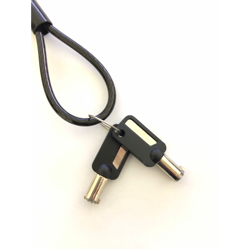 Jual Kunci pengaman NB 6x2.5mm 1.8m cable sling key keys for laptop hp ...