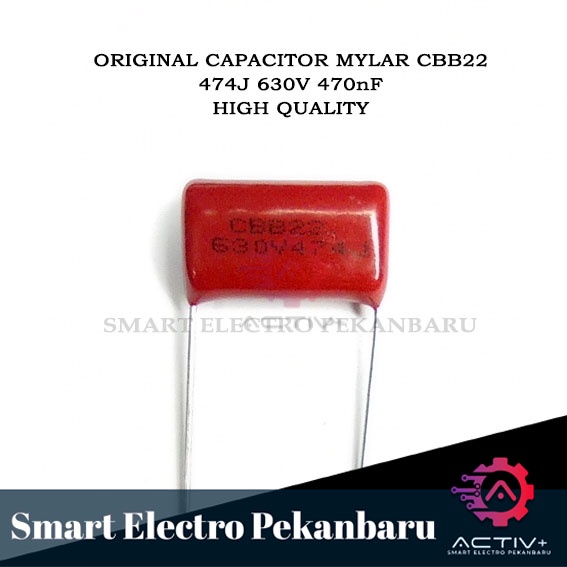 Jual ORIGINAL CAPACITOR MILAR 474 630V 470nF CBB22 Capasitor Milar 630V ...