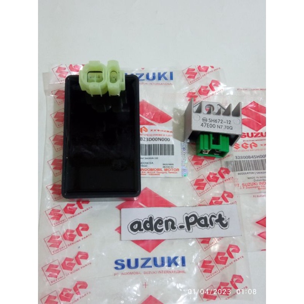 Jual CDI Unit plus Kiprok Regulator Suzuki Shogun 125 R Shogun 125 RR ...