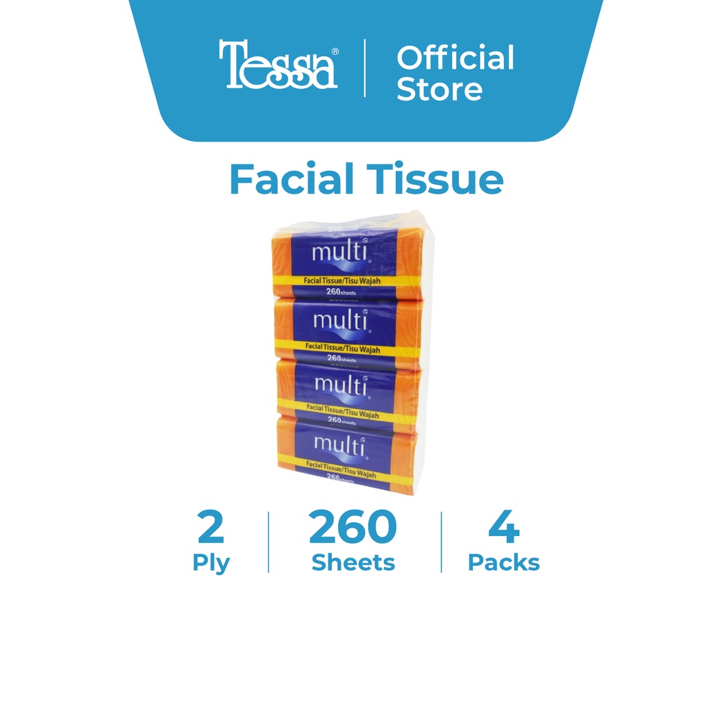 Jual Tessa Multi Facial Tissue Pcs Shopee Indonesia