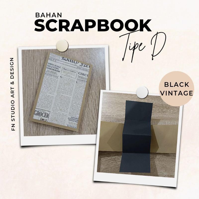 Jual bahan scrapbook/pop up tipe D tema vintage dapat 2pcs Shopee