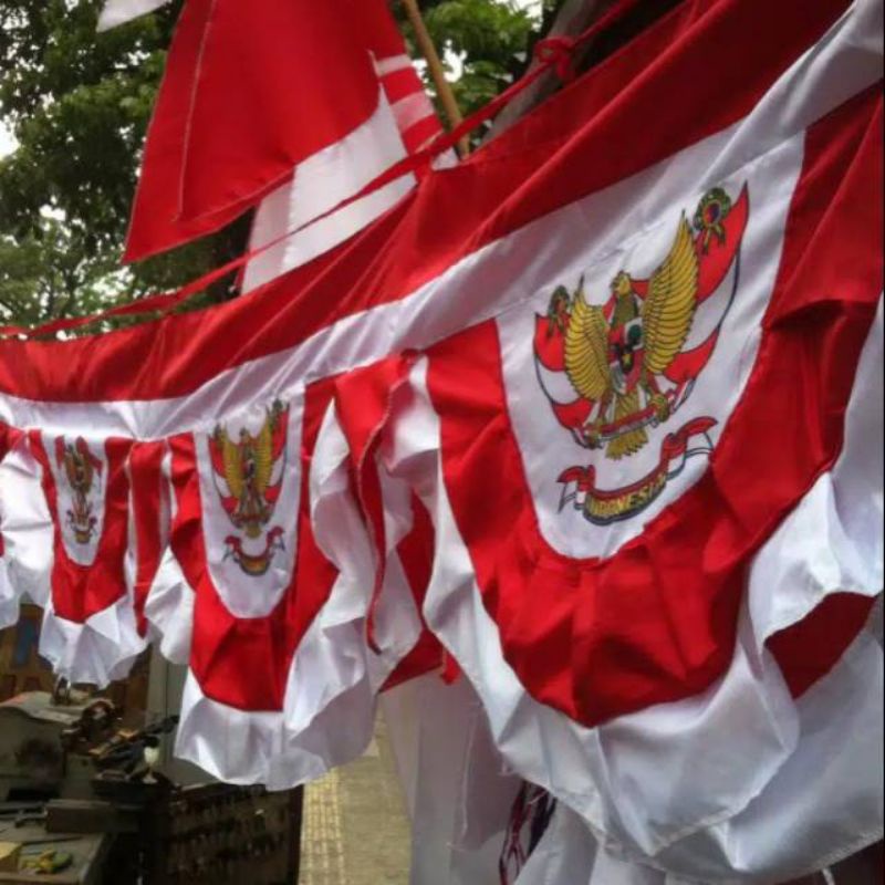 Jual Bendera Background Merah Putih Jadul Untuk Kemeriahan Hut