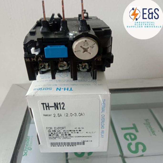 Jual Thermal Overload Relay Mitsubishi ThN12 1,3A 2,5A 6,6A / Thn12