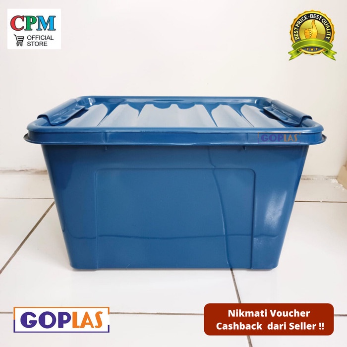 Jual Box Container Plastik 30 Liter Dengan Roda Merk Cpm - Benict ...