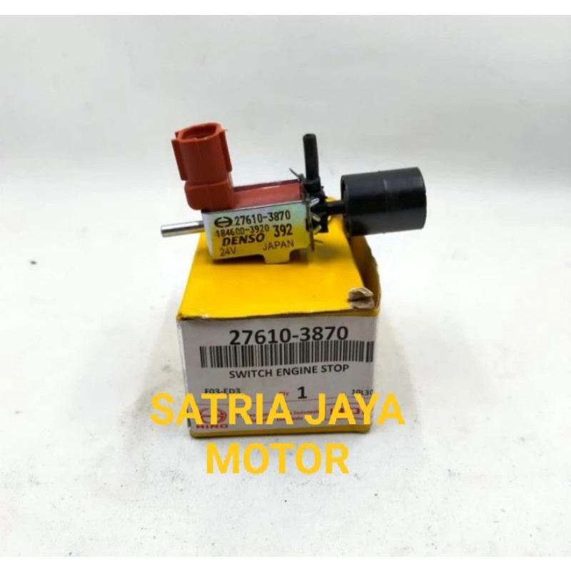 Jual SWIT SWITCH ENGINE STOP HT125 - HT130 HINO DUTRO 24VOLT | Shopee ...