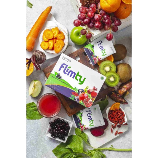 Jual Flimty Fiber - rasa blackcurrant, rasberry & mangga (1 box isi 16 ...