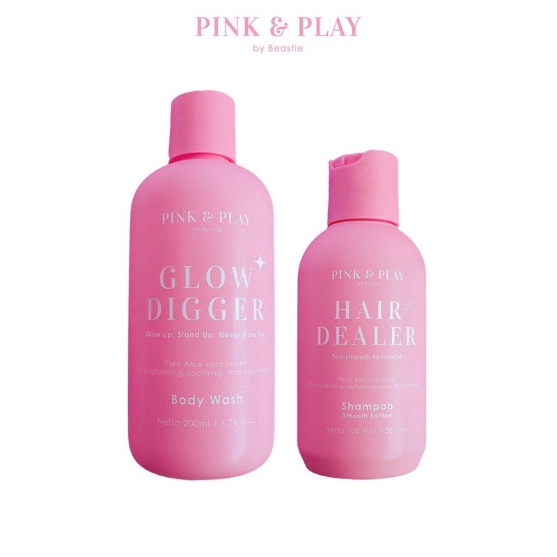 Jual READY ️ Pink & Play Hair Dealer Shampoo Keratin Pelurus Rambut