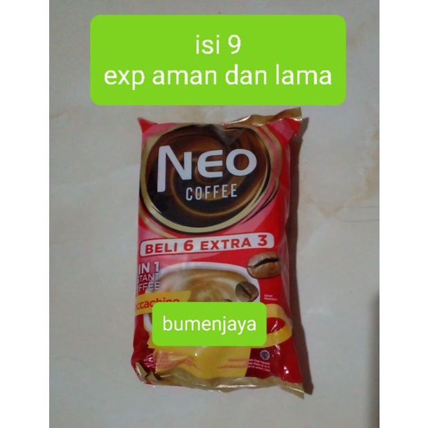 Jual Neo coffee rasa caramel atw moccachino atw tiramisu per pack 9 pcs ...