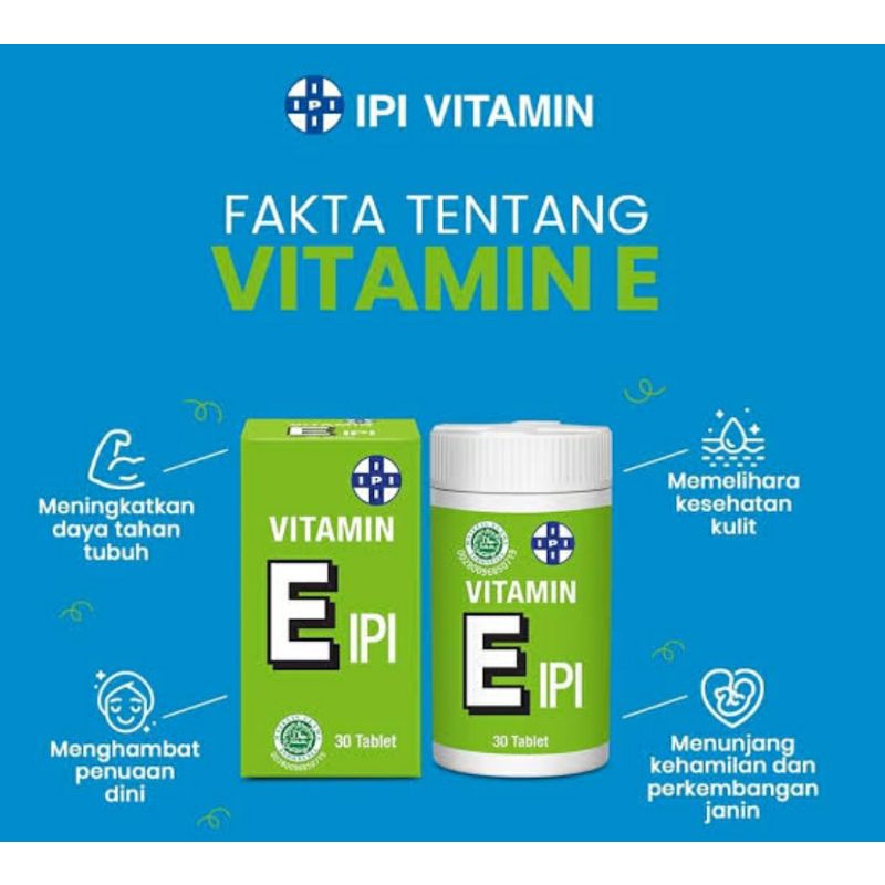 Jual Vitamin E IPI isi 30 tablet Vit Multivitamin Mineral Kesehatan