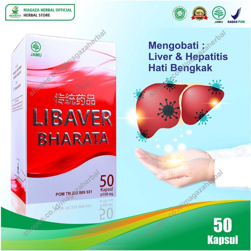 Jual Libaver Bharata - Obat Liver - Herbal Liver Bengkak - Hepatitis ...