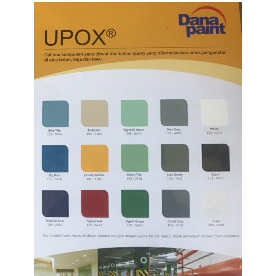 Jual Cat Lantai Epoxy. UPOX 1Ltr set - Floor Coating ( Ready semua