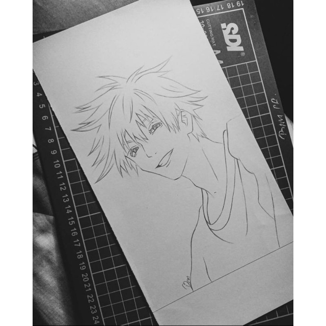 Jual Jasa Gambar Sketsa Anime Bisa Request Harap Baca Deskripsi