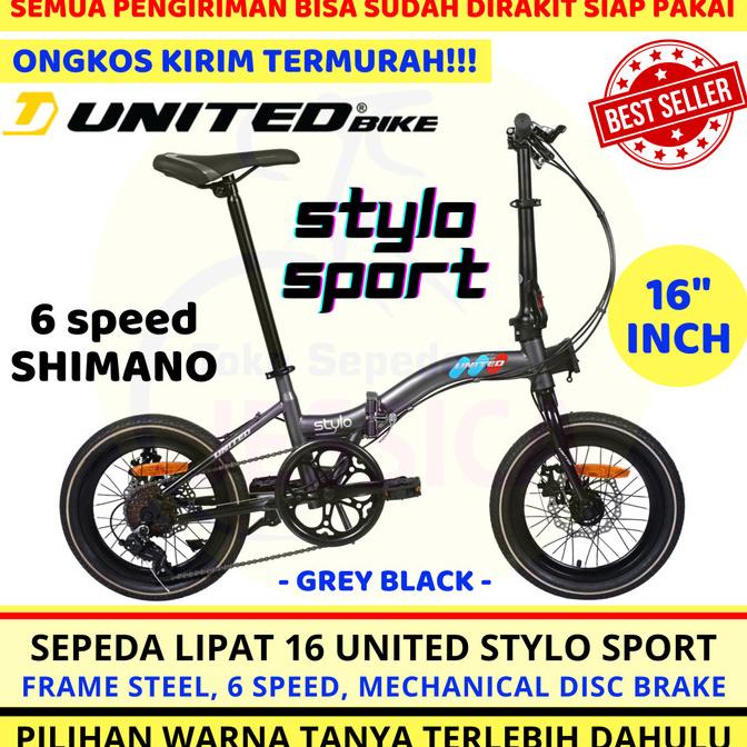 Jual Sepeda Lipat 16 United Stylo | Shopee Indonesia