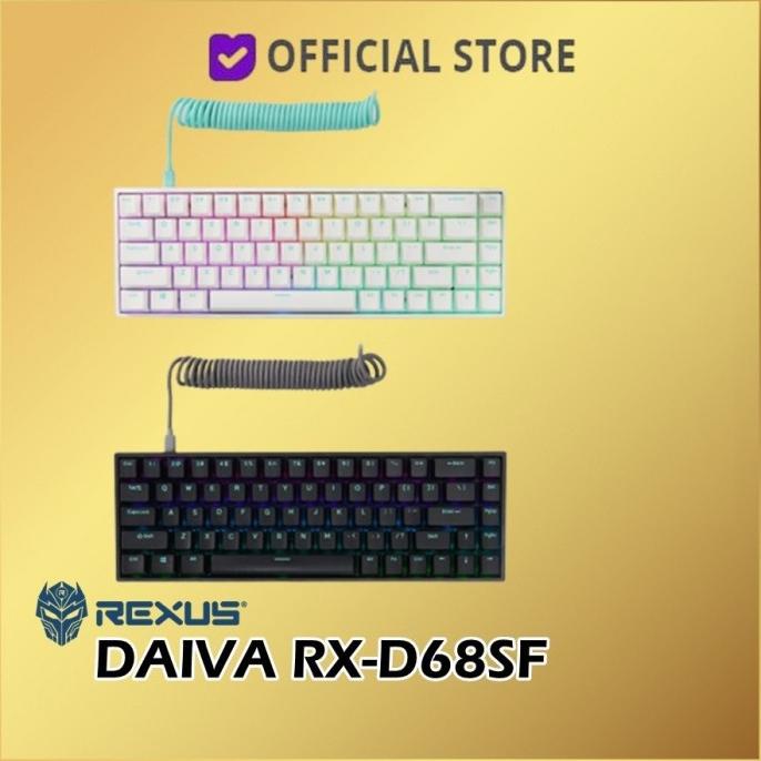 Jual Rexus Daiva RX-D68SF South Facing Keyboard Gaming RXD68 SF/ D68 ...
