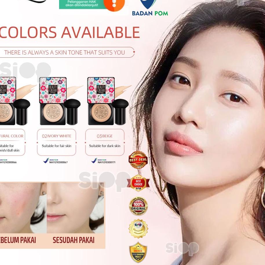 Jual Cuma Sehari Yy5Y9 BIOAQUA Beauty Cream Mushroom Head Air Cushion