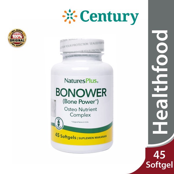 Jual NATURE'S PLUS BONOWER 45 SOFT GEL / KALSIUM BORON /VITAMIN TULANG