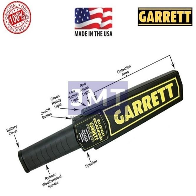 Jual Garrett Garret Super Scanner Metal Detector Deteksi Logam Original ...