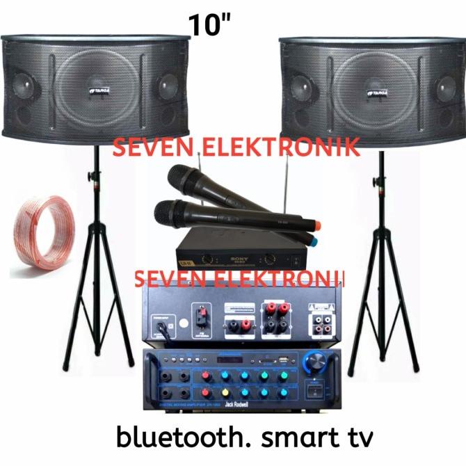 Jual Paket Sound System Karaoke 10 Inch Targa Power Ampli Jack